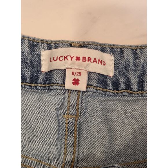 Lucky Brand Light Wash Denim Jean Raw Hem Maxi Skirt | 8/29 | EUC Preppy Boho - Picture 8 of 12